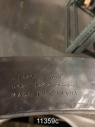 Used Beloit M44 Pressure Screen Basket, .055", Profile Bar Design #11359