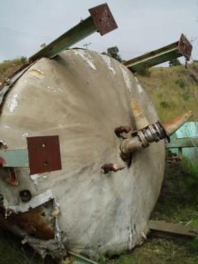 Used Reactor, 3,500 Gallon, 347 S/st, 15 PSI, Jkt, Agit, Clad #S631500