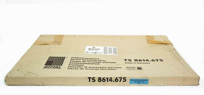 Used Partial mounting plate Rittal TS 8614.675 for TS SE W500mm x H775mm New (9216)K