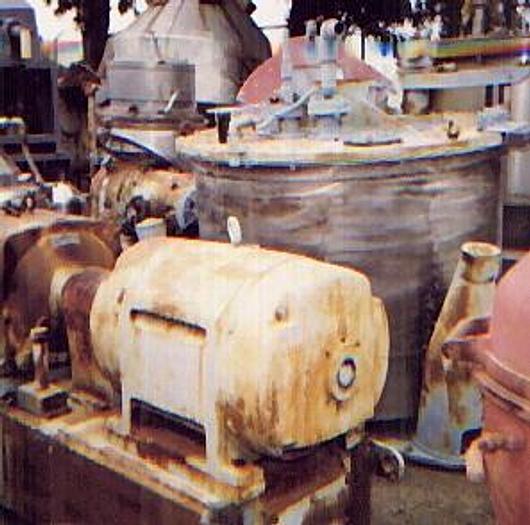 Used Centrifuge, Basket, Solid, 48" X 30", 316 S/st, Delaval, #Z184000