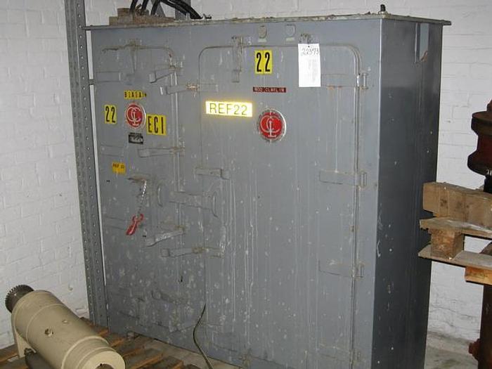 Used Canadian Controller 6 Claflin Refiner Control Panel, Ac Magnetic Primary Resister Starter, 110 Volt Control Voltage, 300 Hp/550 Volt #22373