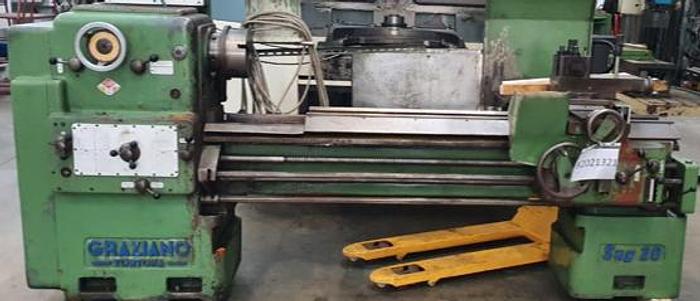 Used Graziano (Tortona)Sag 20 Lathe Machine