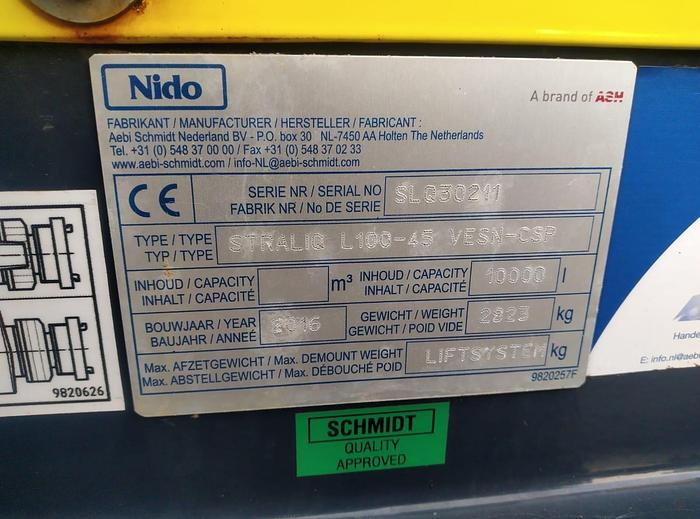 Gebruikt 2016 Nido Stratos Straliq L100-45 VESN-CSP