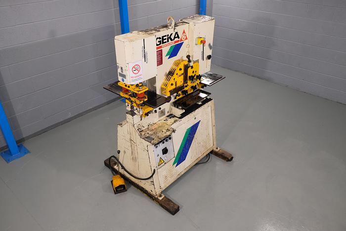 Used Geka HYDRACROP HYD -50 Ton 2 Cylinder steelworker