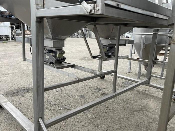 Used Stainless Steel Dual Surge Hopper System