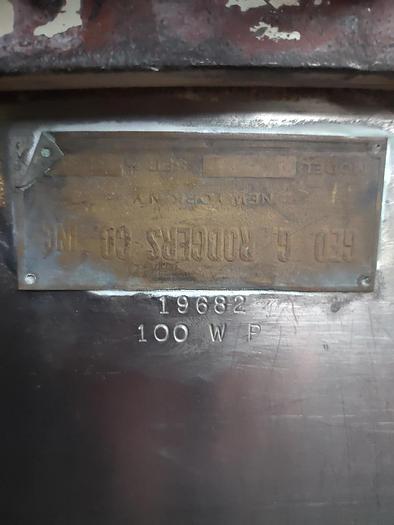 Used 200 Gallon Groen Kettle with High sheer mixer and ligthnin prop mixer - 100 psi