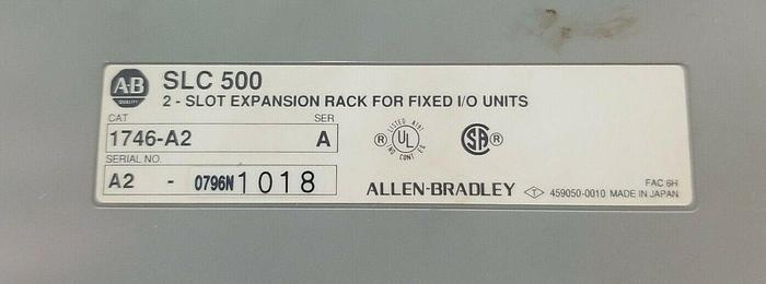 Used Allen Bradley 1747-L40C SER C FRN 6, 1746-A2 SER A