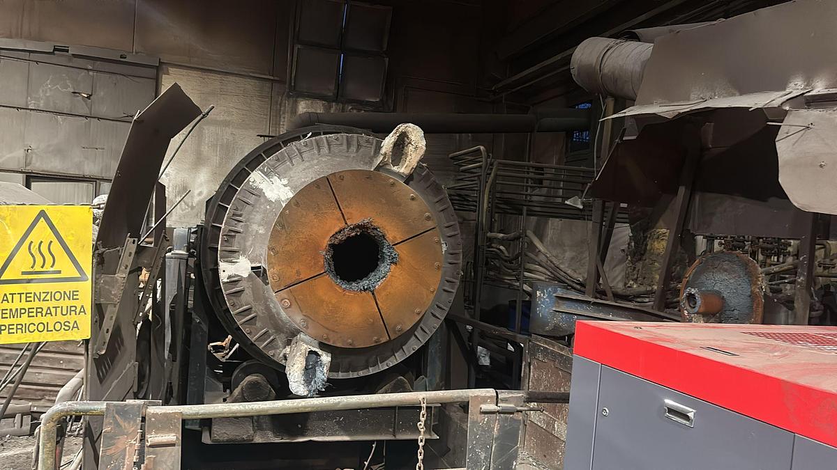 Usato Forno Rotativo 4 Tonns. per Ghisa