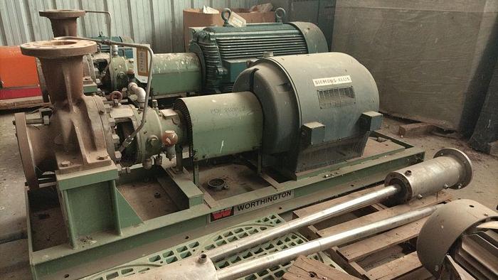 Used Pump, Centrif., 400 HP, 316 S/st, 8 X 6, Worthington, #S734196