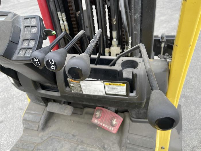 Used 8,000 POUND HYSTER MODEL S80FTBCS MFG. 2013 5,700 HOURS WITH FORKS