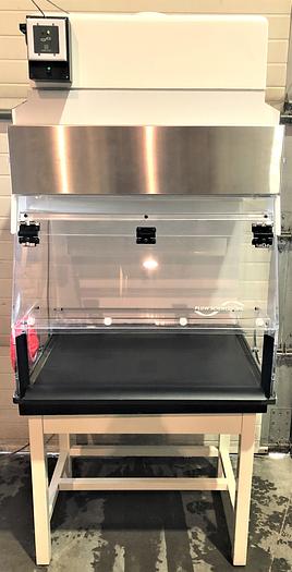New Open Box Flow Sciences FS4710 - FS11300A Dual HEPA BIBO Balance Enclosure with Stand