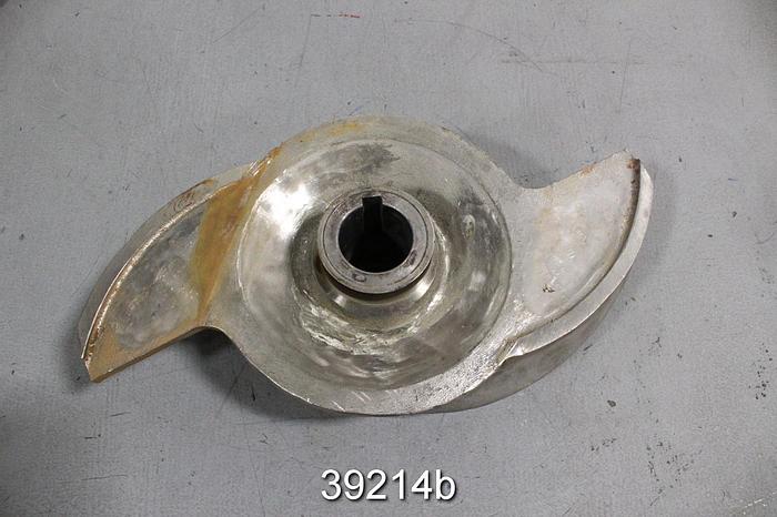 Used Goulds 3175 4x6x18 Pump Impeller, 2-Vane, 16.5" Diameter #39214