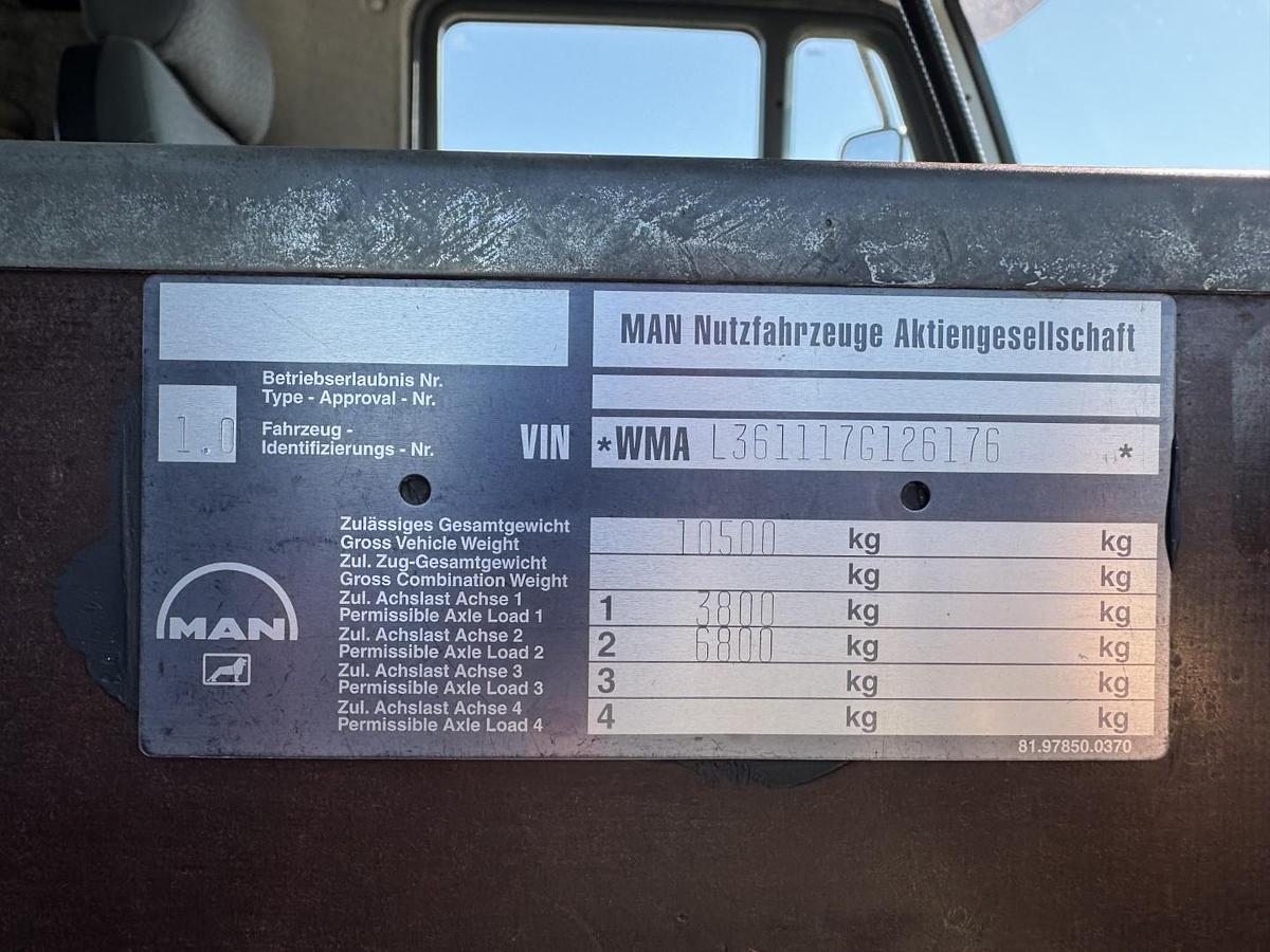 Meget god 1998 MAN 10.224 4x2 Autosprøjte
