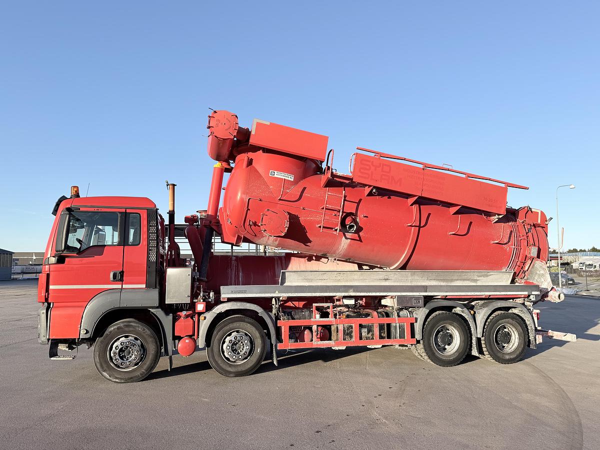 Meget god MAN TGS 41.400 8X4 BB Naaktgeboren VP-8000 - 14.000 L