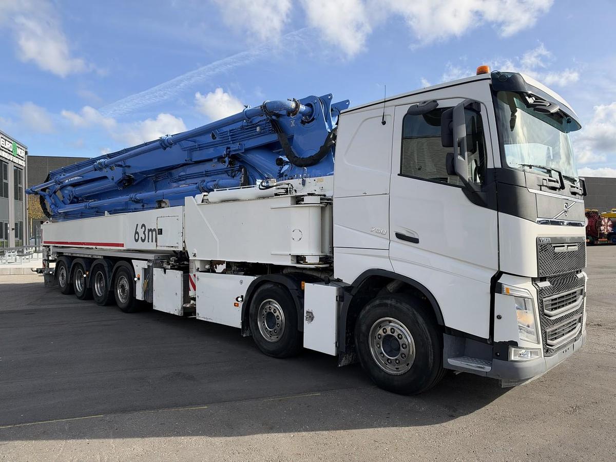 Meget god 2018 Volvo FH16/750 12x4/8 JUNJIN JJRZ 63 m. Betonpumpe