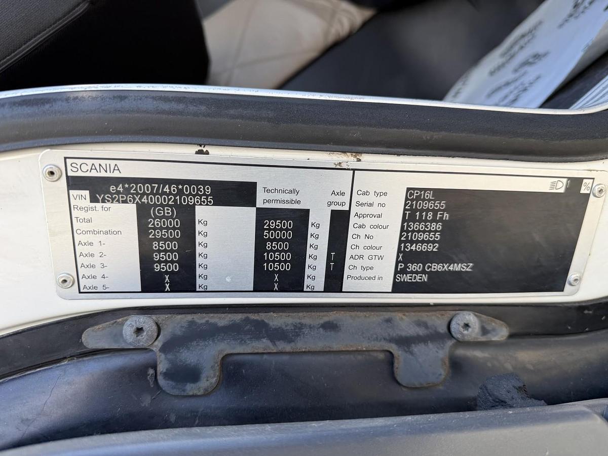Meget god Scania P360 6x4 Hvidtved Larsen Flexline 312 Euro 6