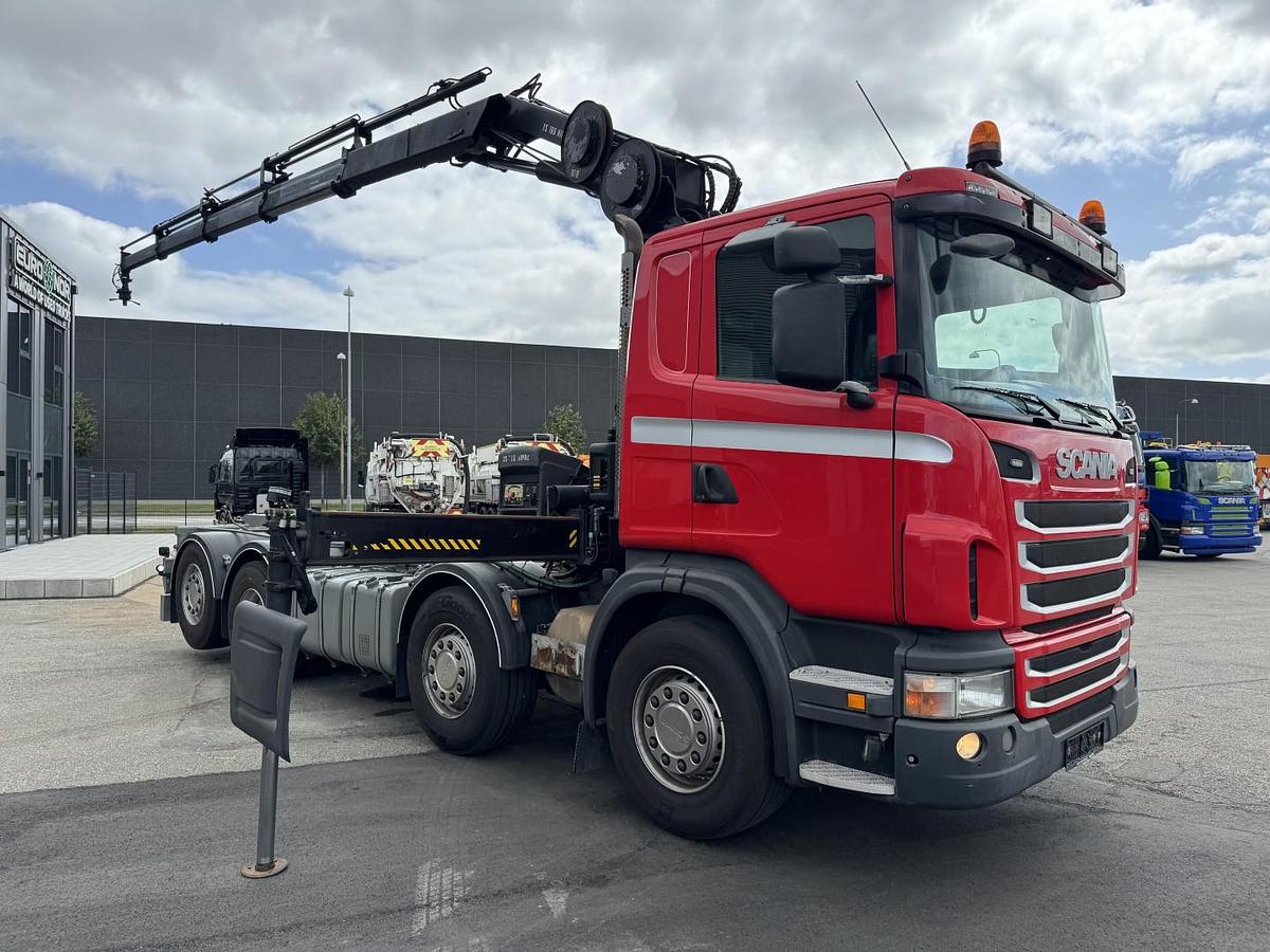 Meget god Scania G480 8x2*6 Hiab XS166-4 + Hejs