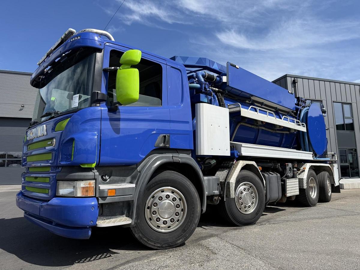 God Scania P420 8x2*6 Hvidtved Larsen Flexline 414 Euro 5