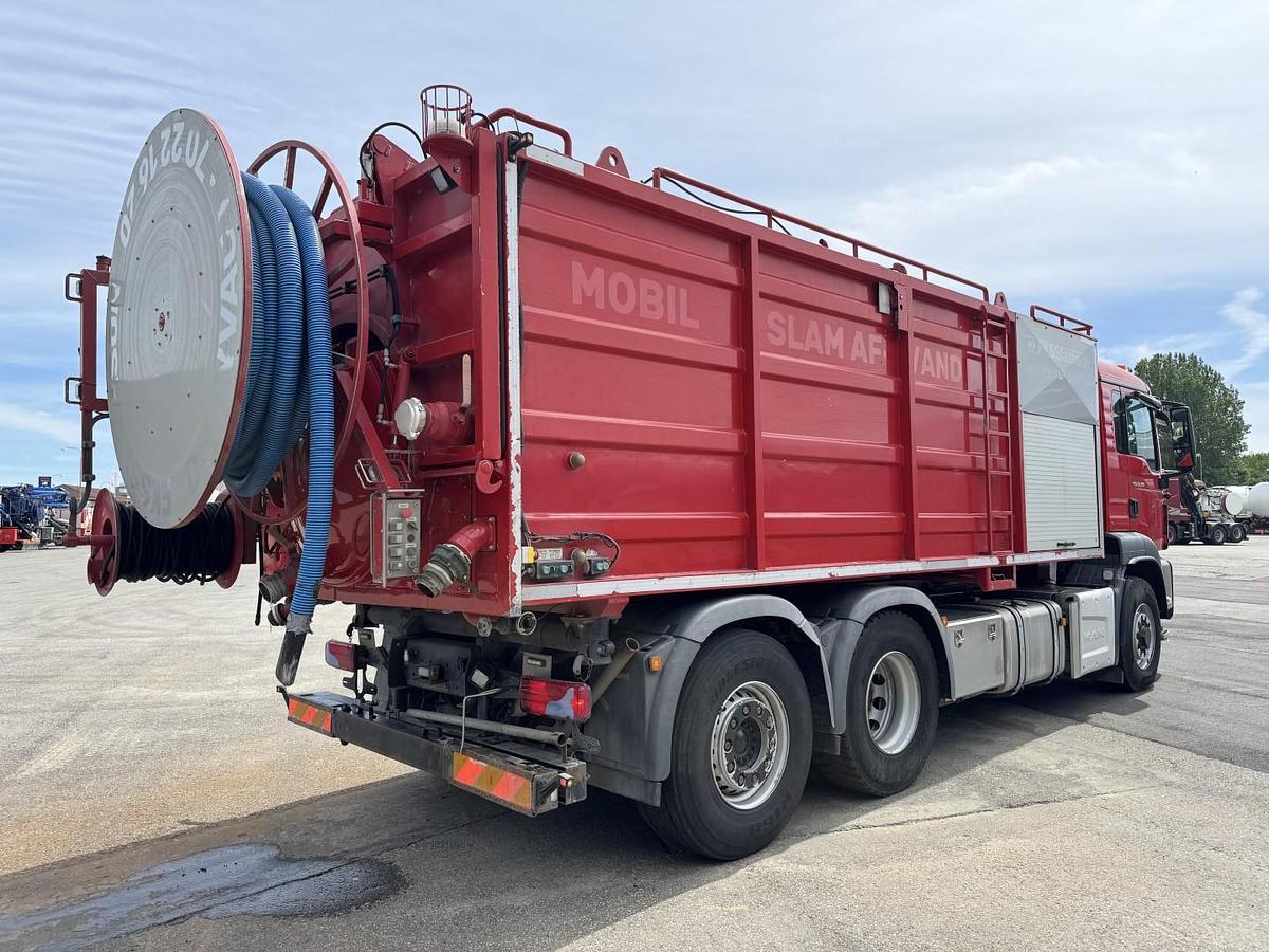 Meget god MAN TGS 26.360 6x4H*4 Wiedemann Rustfri ståltank