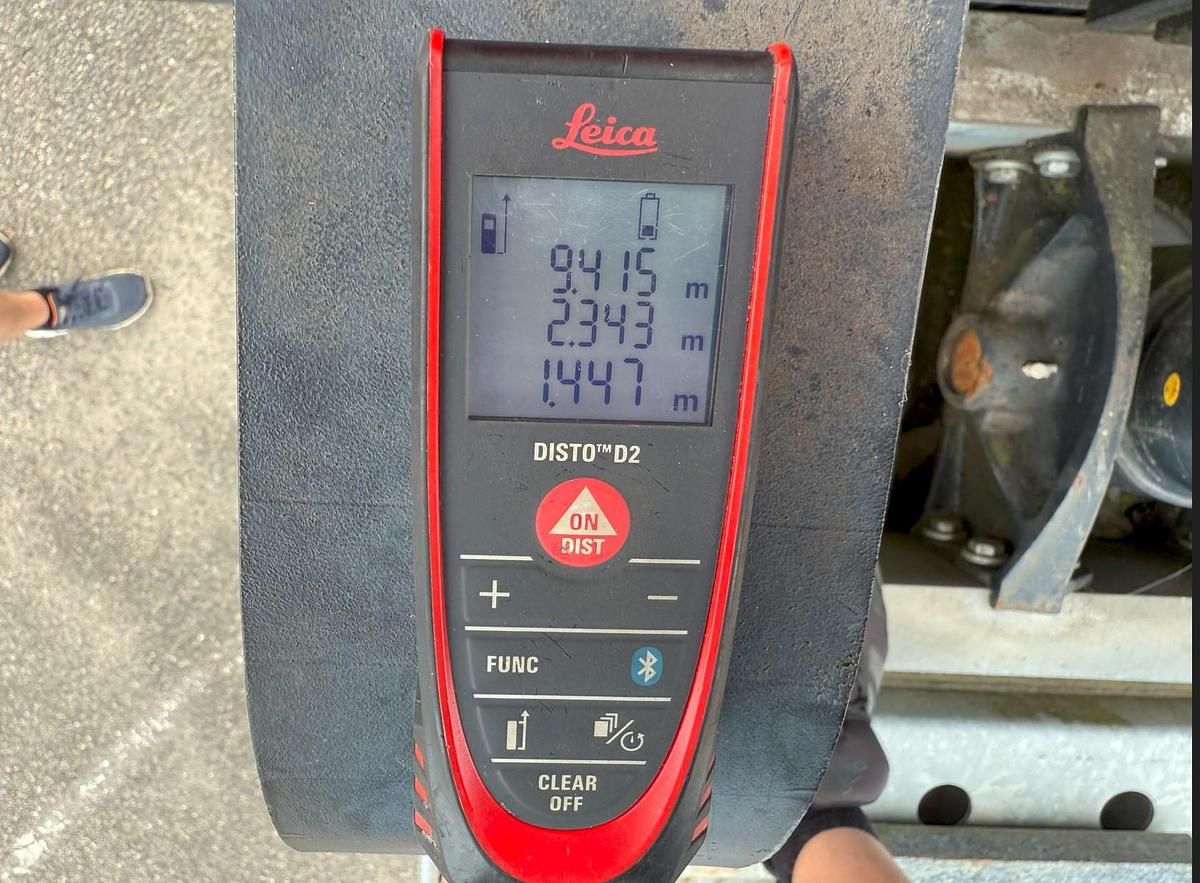 God Leci Trailer 3 akslet Galvaniseret Tip Chassis med 9,4 m Hardox Kasse