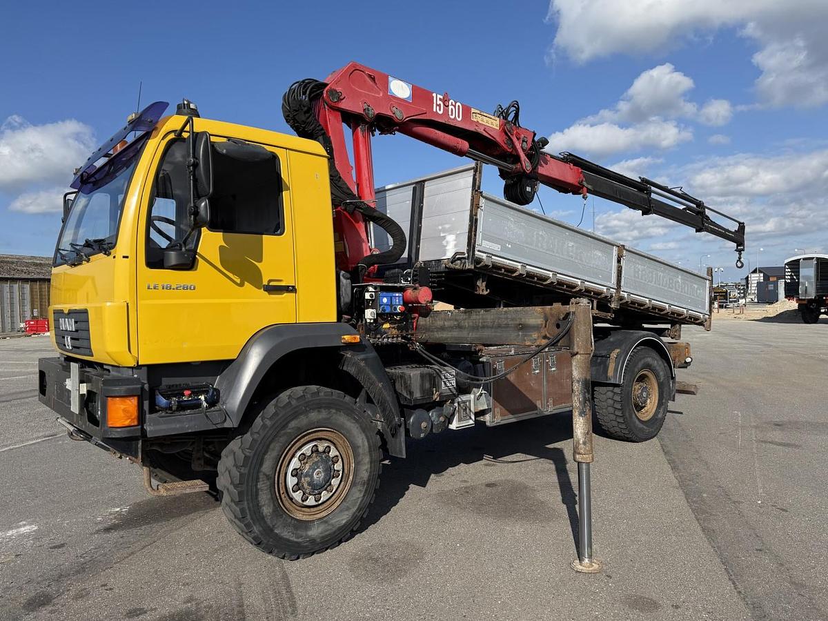 Used 2004 MAN LE 18.280 4x4 HMF 1563K3