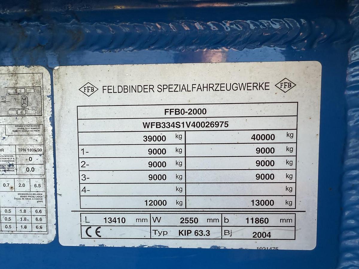 God Feldbinder 63 m3 Silotrailer