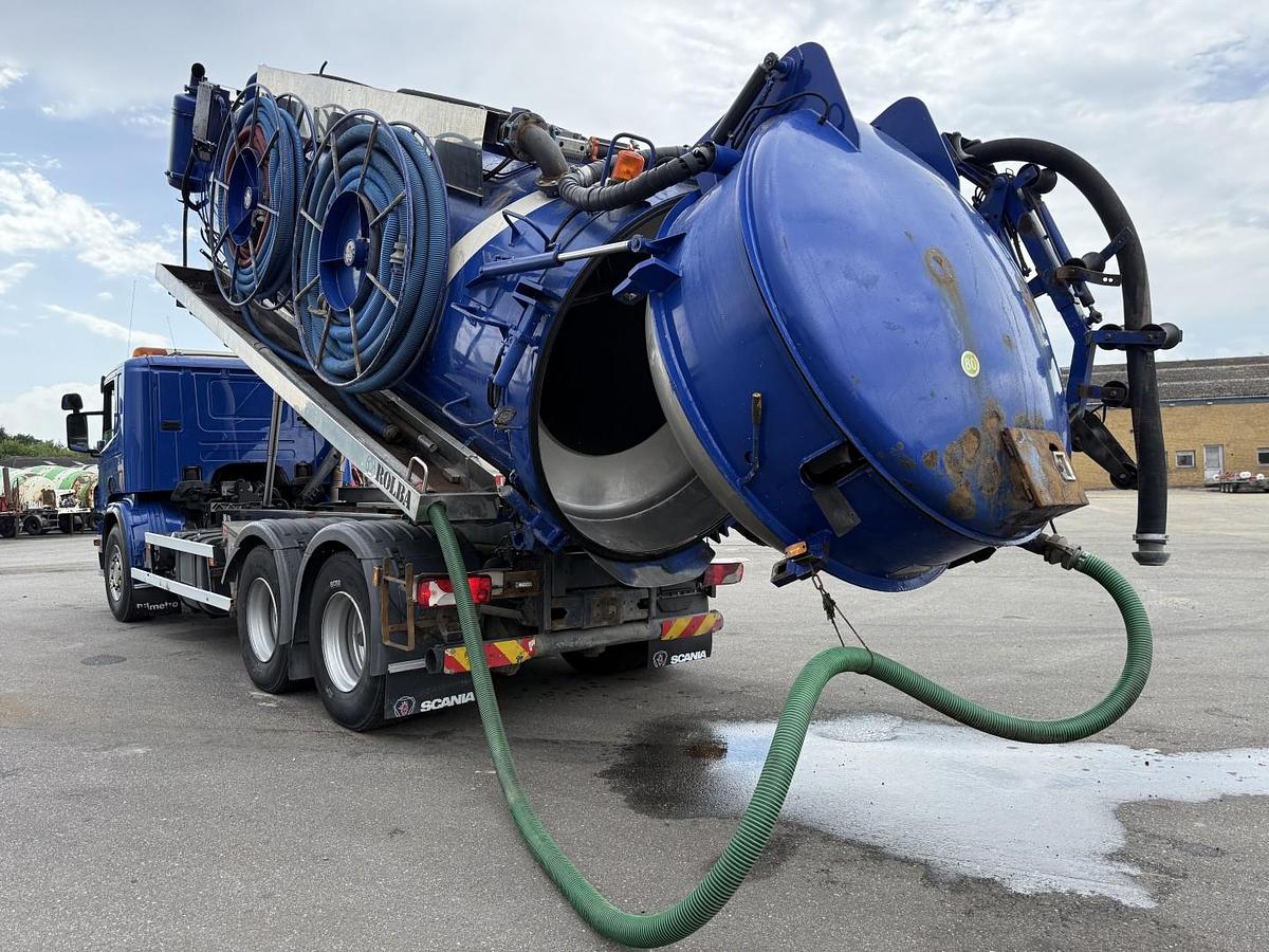 God 2009 Scania P380 6x4 Rolba 15.000 l. Rustfri Kombi