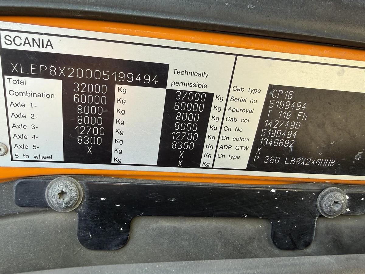 God Scania P380 8x2*6 Hvidtved Larsen Flexline 414