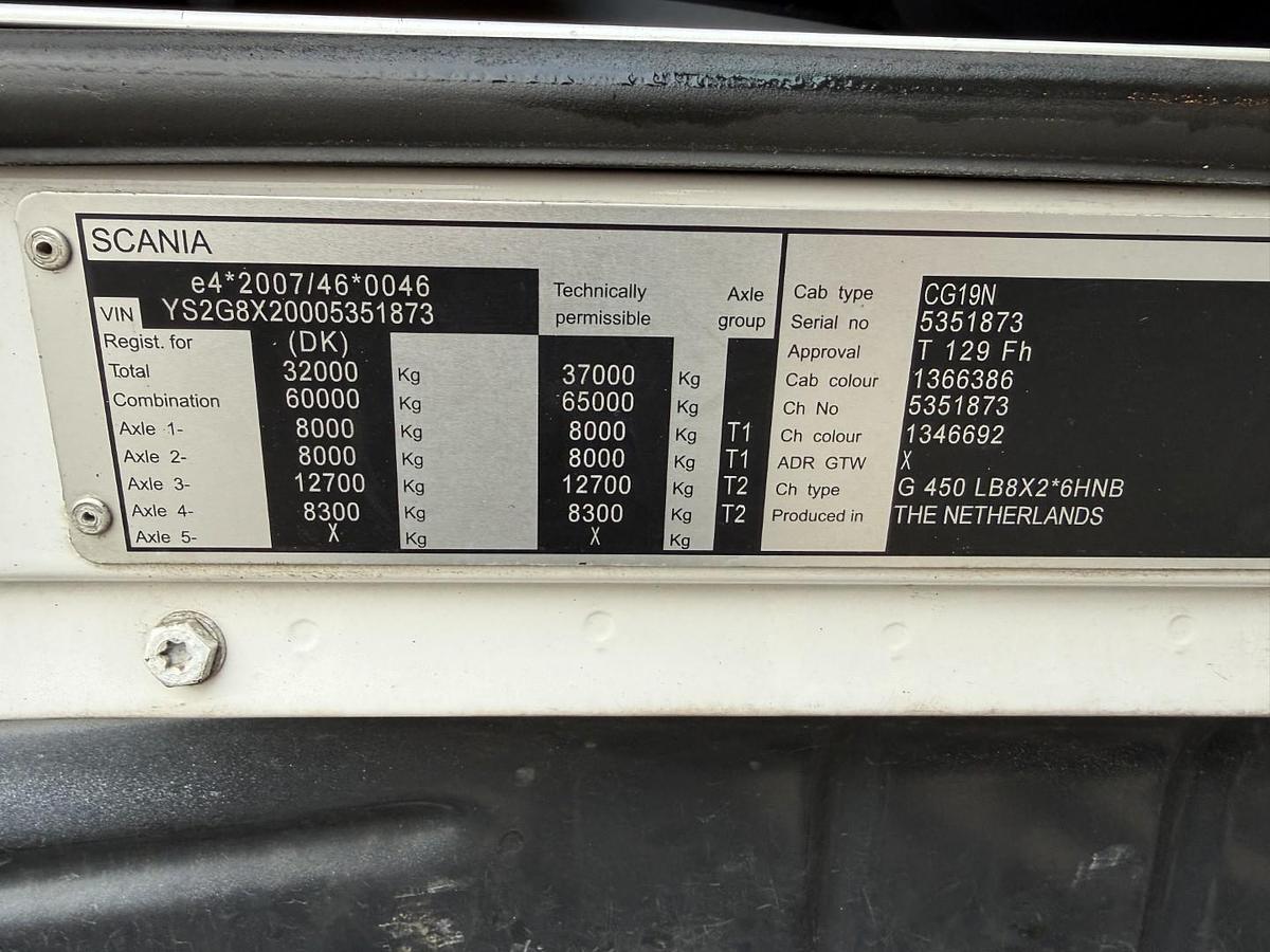 Meget god 2014 Scania G450 8x2*6 24.000 l. ADR Tank Euro 6