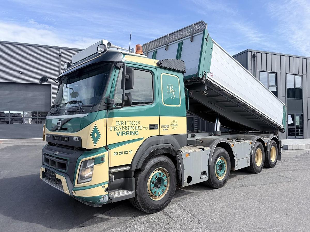 God 2019 Volvo FMX500 8x4 med løftbogie HMF Pendeltip