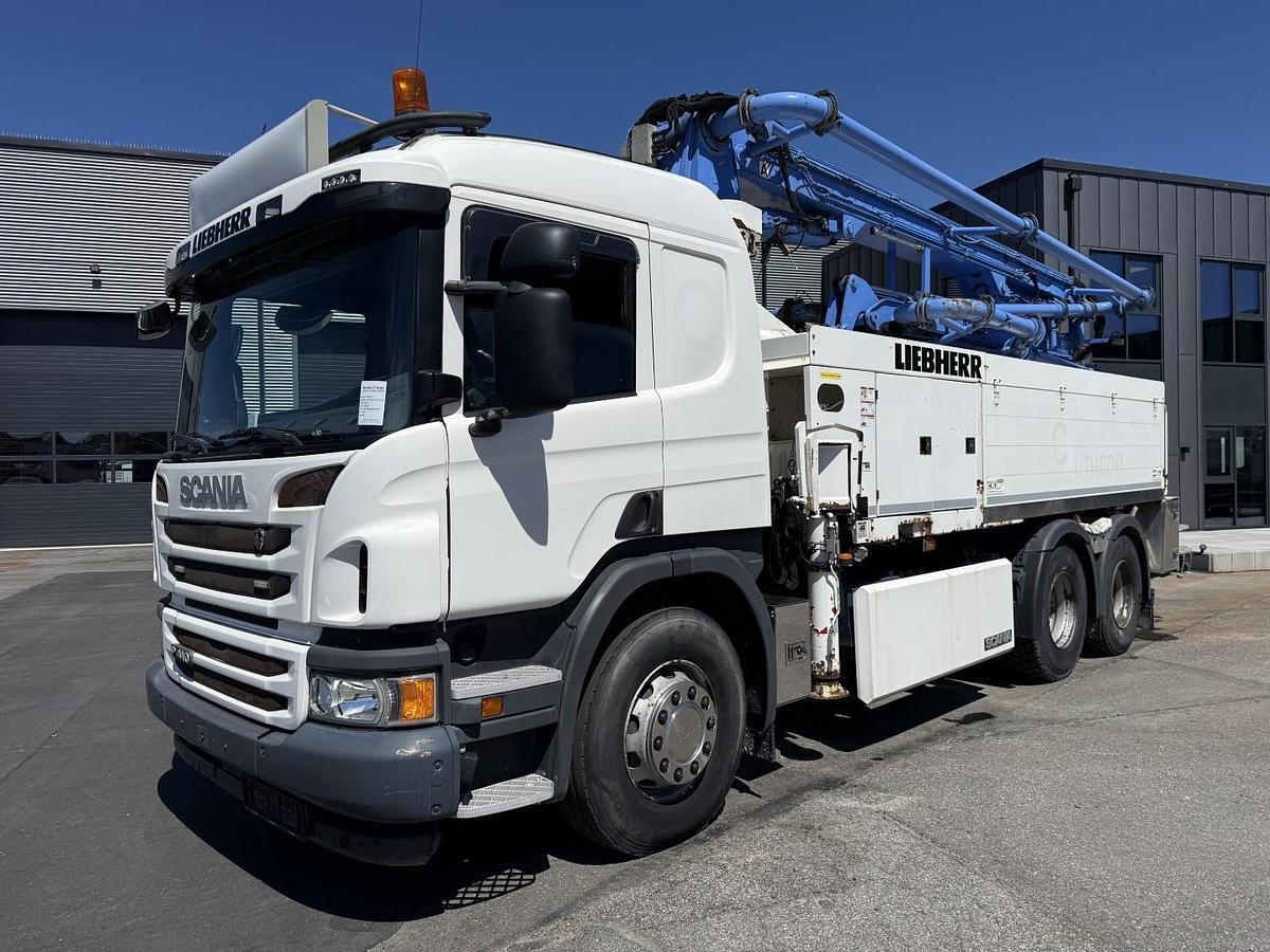 Meget god Scania P410 6x4 Liebherr THP 140 H 24 M4 XH Betonpumpe