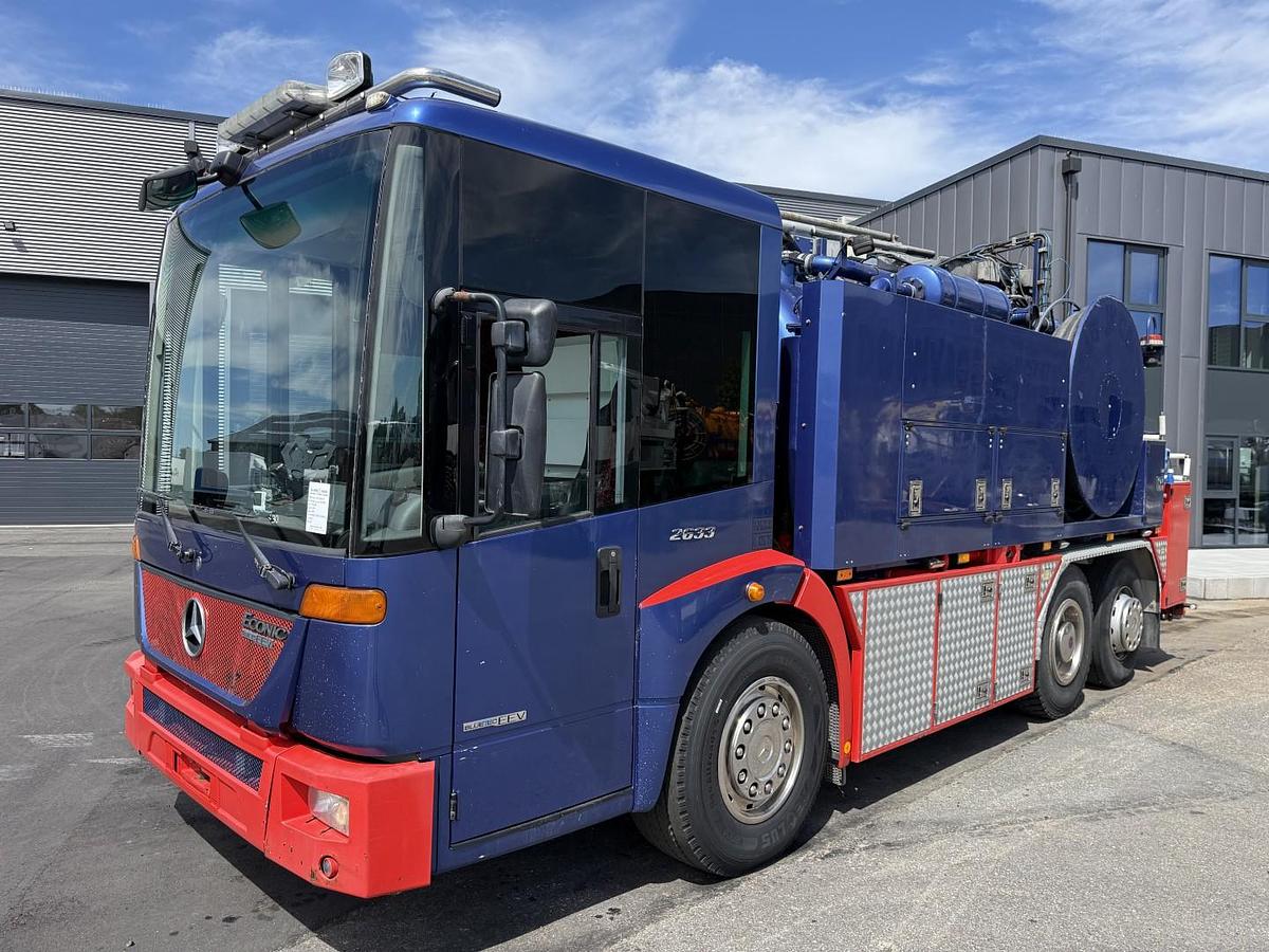 Meget god Mercedes Econic 2633 6x2*4 Hvidtved Larsen SLP309 Euro 5