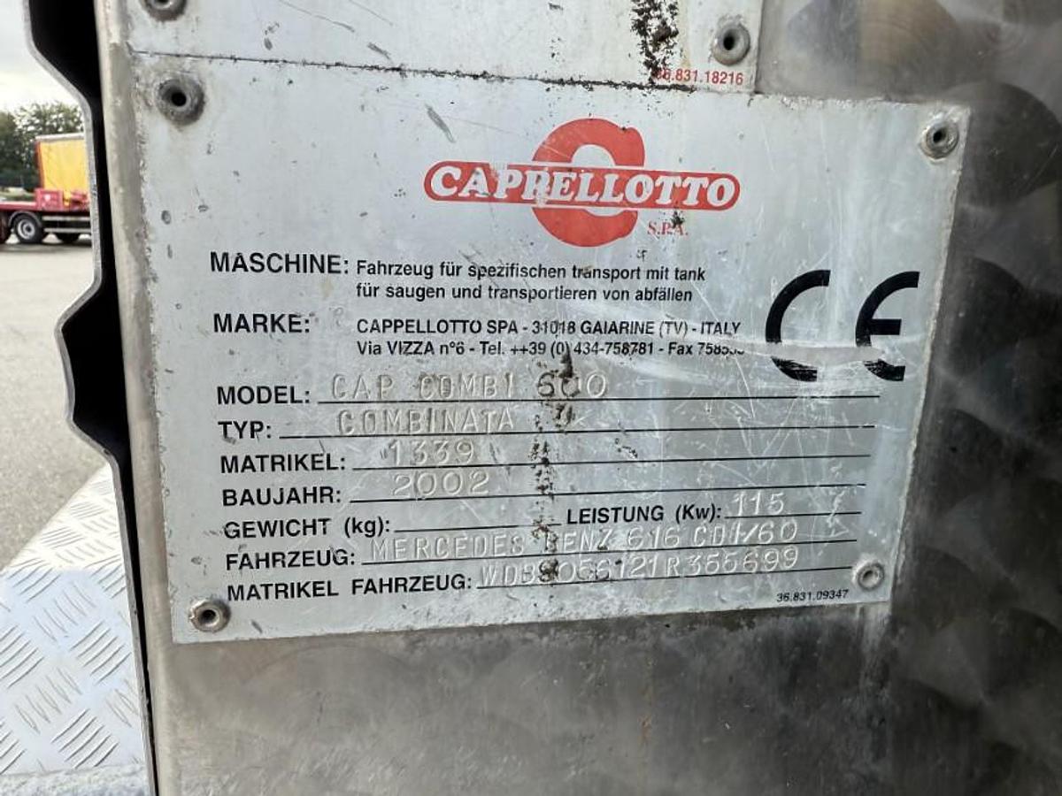 God 2002 Mercedes Sprinter 906 Cappellotto Combi 600