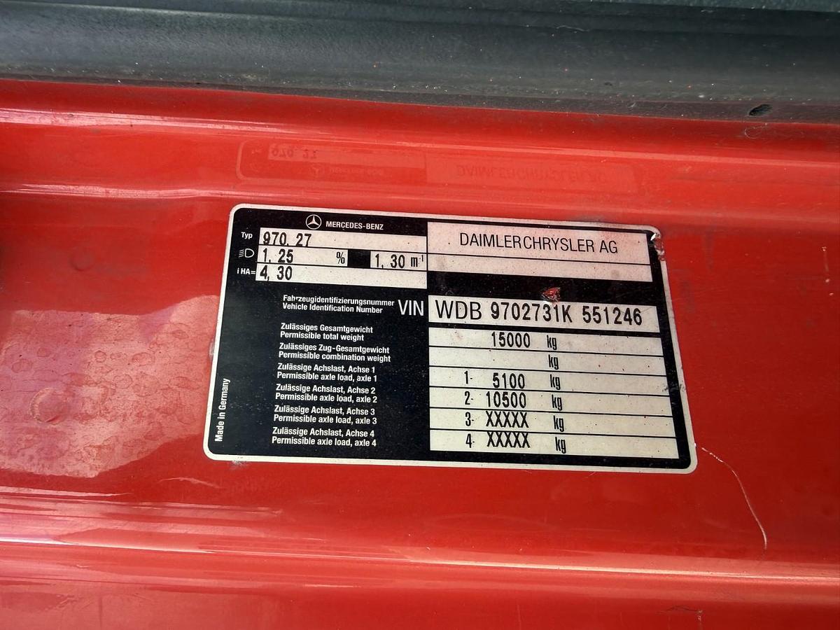 God Mercedes Atego 1523 4x2 Kombi Slamsuger 6000 L