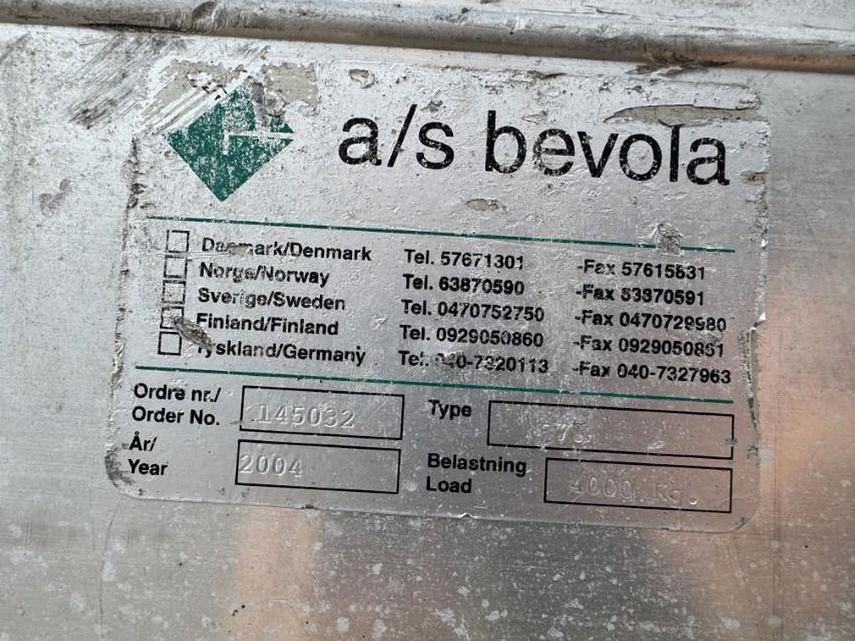 God Kässbohrer 4 akslet Udtrækkelig Maskintrailer