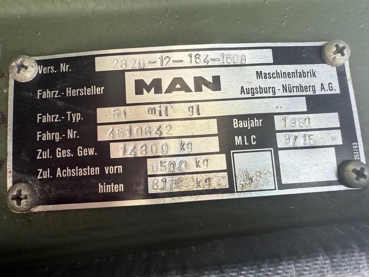 God 1979 MAN 5 To KAT MIL 4x4 5 To KAT MIL 4x4