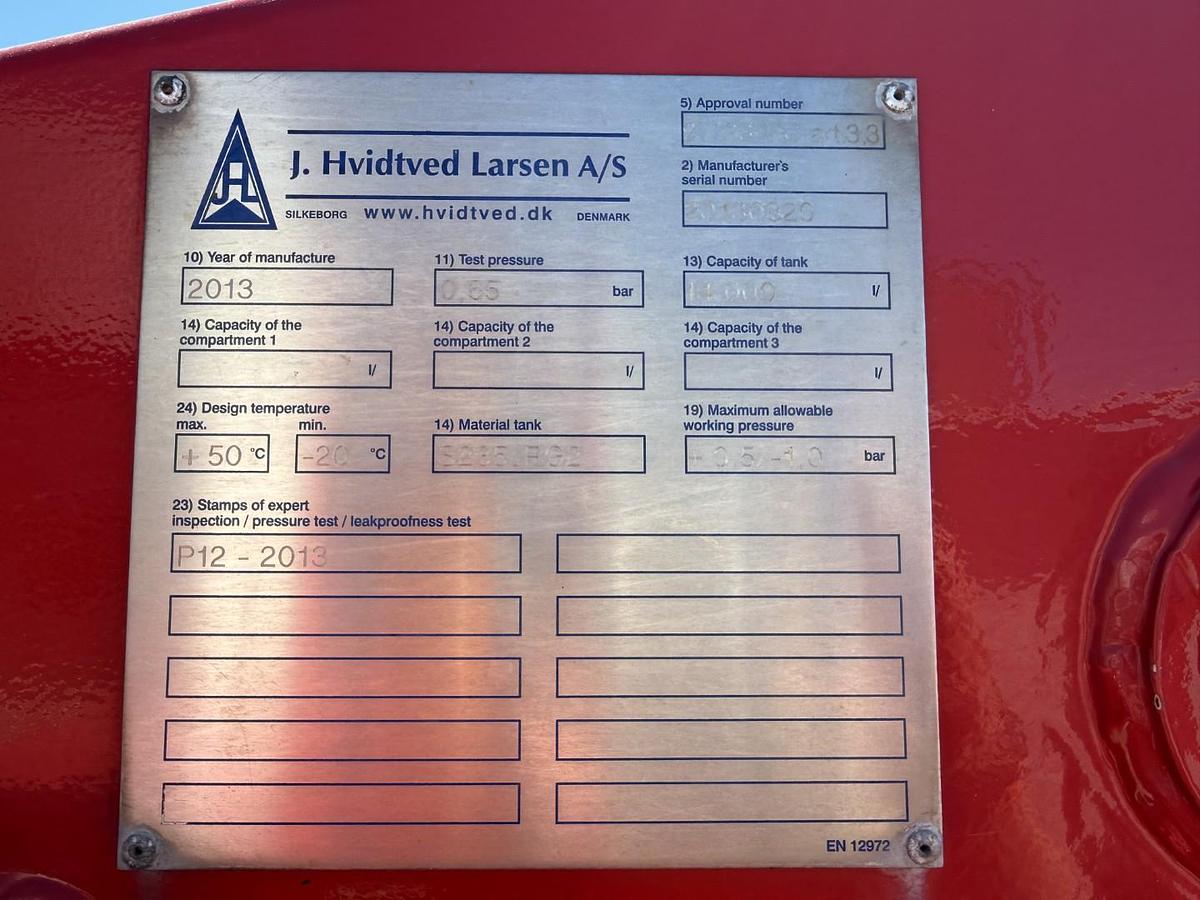 Meget god MAN TGS 35.480 8x4*4 Hvidtved Larsen 16.000 l.