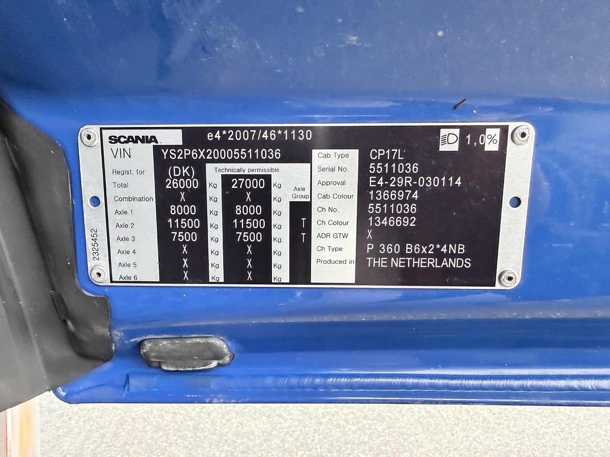 Meget god 2018 Scania P360 6x2*4 Hvidtved Larsen Flexline 310