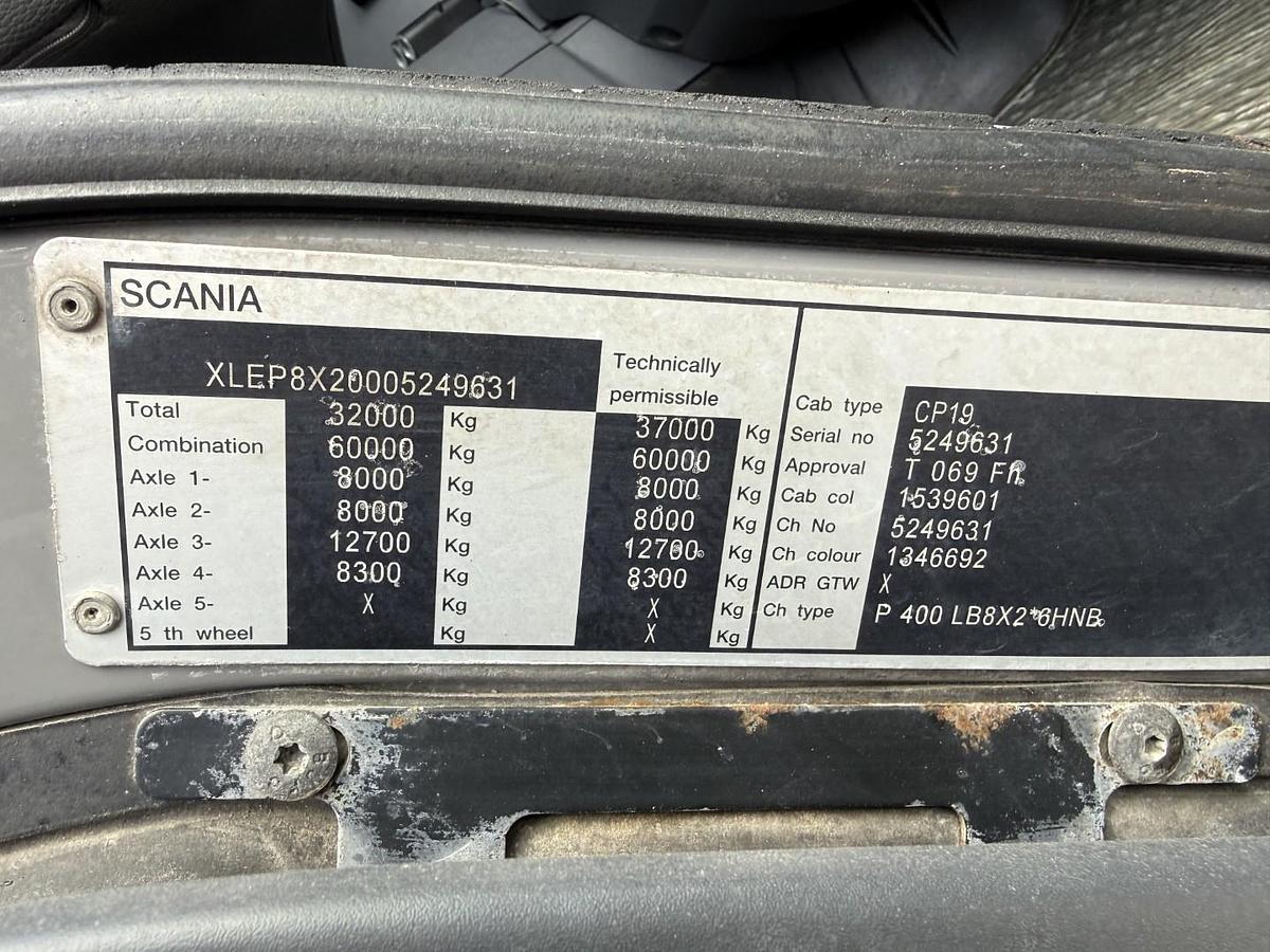 God Scania P400 8x2*6 24.000 l. ADR Euro 5