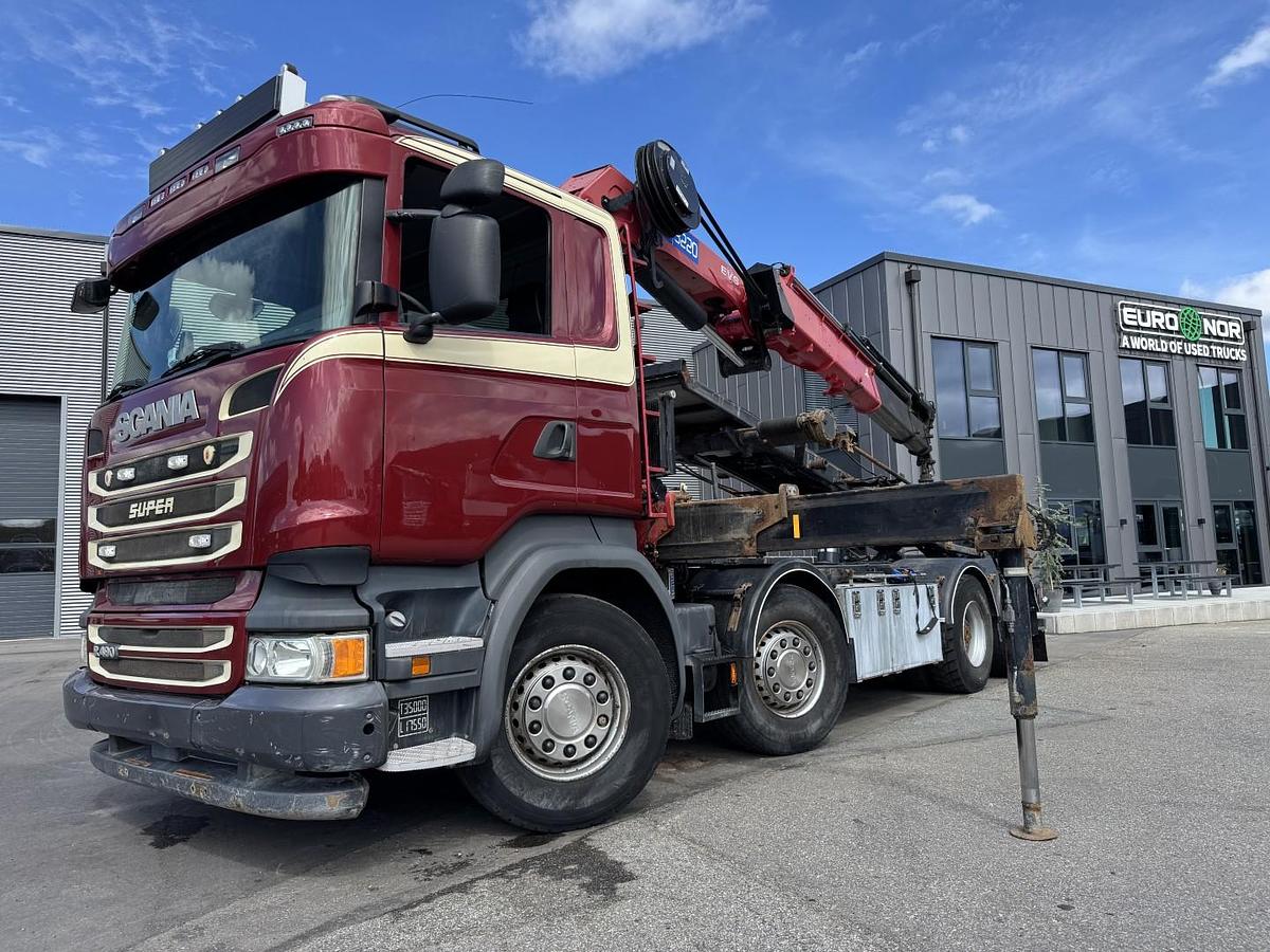 God Scania R490 8x2*6 Euro 6 Wirehejs / HMF 3220 K6