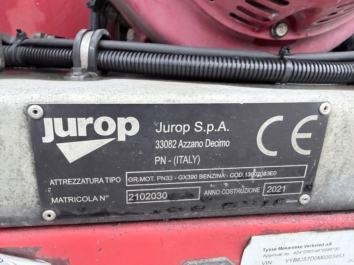 God 2021 Tysse Nomek Minislamsuger / 1500 L Rustfri tank Trailer