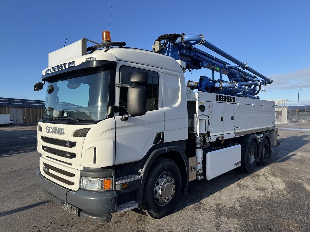 Meget god Scania P410 6x4 Liebherr THP 140 H 24 M4 XH Betonpumpe
