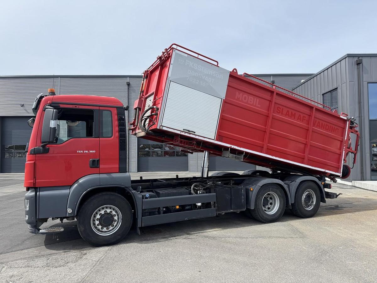 Meget god MAN TGS 26.360 6x4H*4 Wiedemann Rustfri ståltank