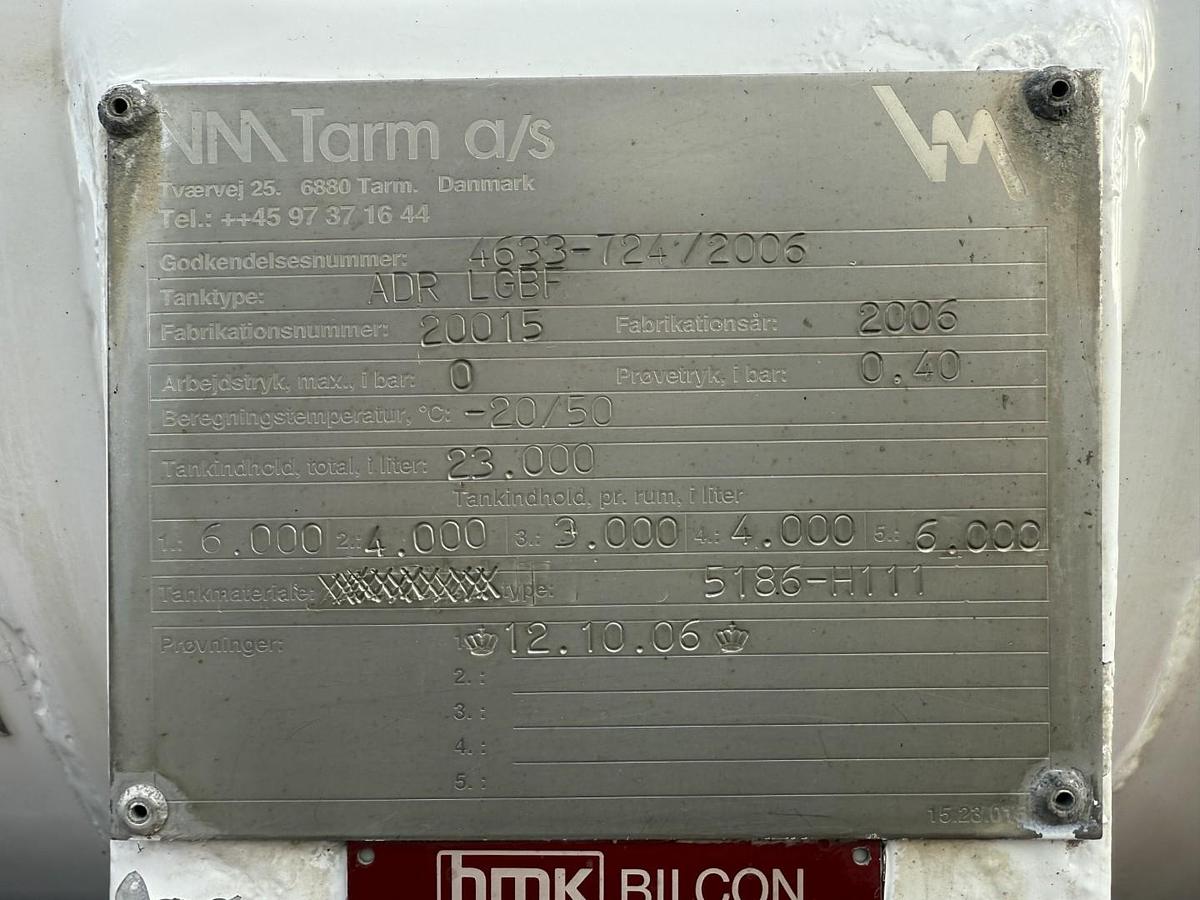 Meget god 2016 MAN TGS 35.480 8x2*6 Euro 6 23.000 l ADR Tank