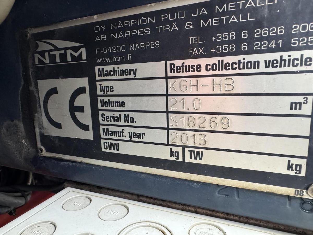 God 2013 Scania P320 6x2*4 Euro 6 NTM 21 m3