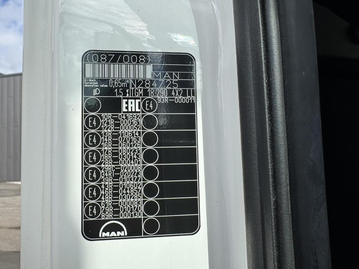 God 2017 MAN TGM 18.290 4x2 Carrier Supra 1250 nordic