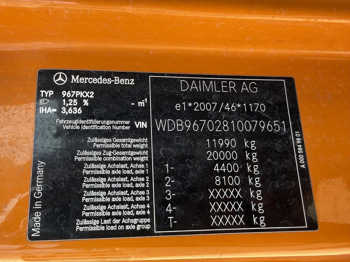 God Mercedes Atego 1223 4x2 Euro 6 Cityflex 204