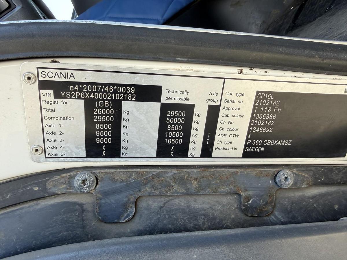 Meget god Scania P360 6x4 Hvidtved Larsen Flexline 312 Euro 6