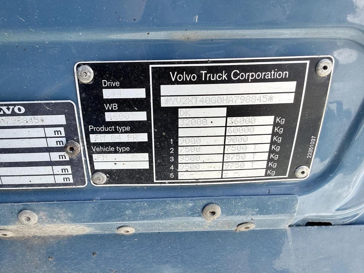 God Volvo FM 500 8x4 Pushertridem Tipbil
