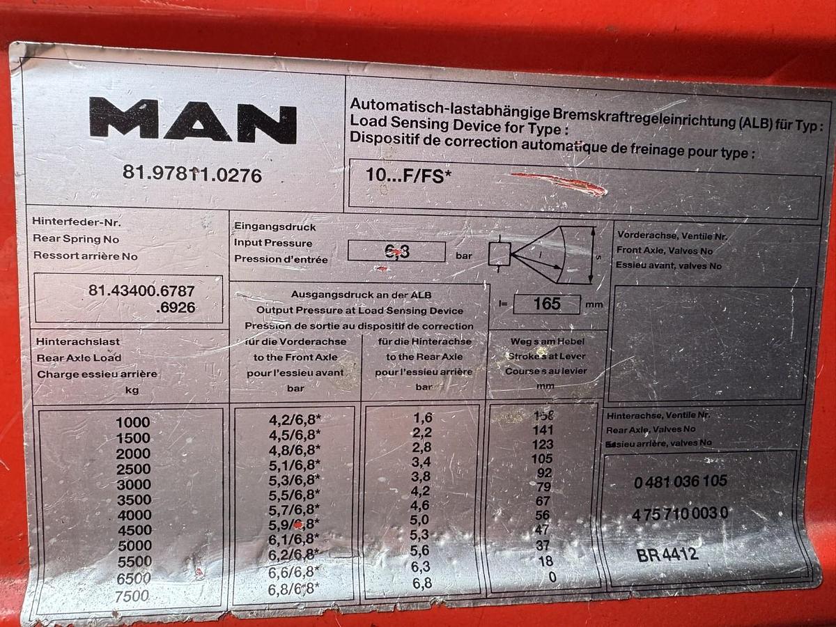 Meget god MAN VW 10.150 4x2 Brandbil